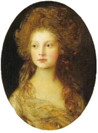 Thomas Gainsborough Princess Elizabeth of the United Kingdom Sweden oil painting art